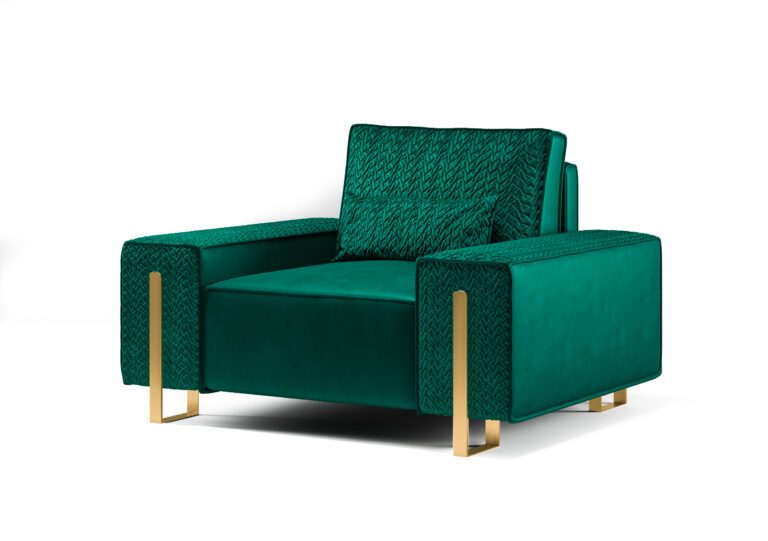 komfortowy fotel miwa meble tapicerowane
